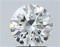 Diamante Natural 1.50 quilates, Redondo , Color H, claridad IF y certificado GIA