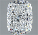 Natural Diamond 2.71 Carats, Cushion with  Cut, E Color, VS2 Clarity and Certified by GIA