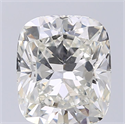 Natural Diamond 4.55 Carats, Cushion with  Cut, J Color, SI1 Clarity and Certified by GIA