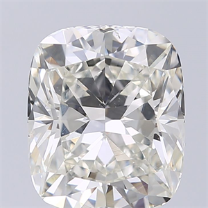 Picture of Natural Diamond 4.55 Carats, Cushion with  Cut, J Color, SI1 Clarity and Certified by GIA