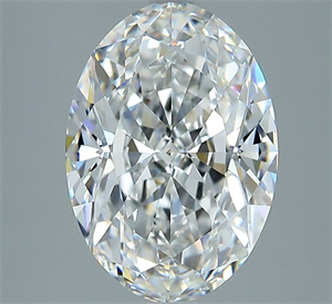 Foto Diamante Natural 3.01 quilates, Ovalado , Color E, claridad VS1 y certificado GIA de