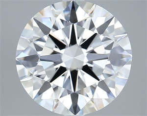 Picture of Lab Grown Diamond 4.02 Carats, Round with Ideal Cut, G Color, VVS2 Clarity and Certified by IGI