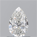 Natural Diamond 0.70 Carats, Pear with  Cut, F Color, VS2 Clarity and Certified by GIA