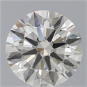Diamante Natural 1.52 quilates, Redondo , Color K, claridad VVS1 y certificado GIA