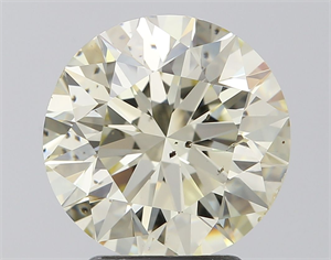 Foto Diamante Natural 3.01 quilates, Redondo , Color M, claridad SI1 y certificado IGI de