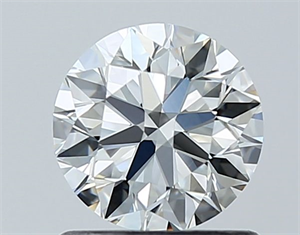 Picture of Natural Diamond 0.84 Carats, Round with Excellent Cut, F Color, IF Clarity and Certified by GIA