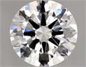 Natural Diamond 1.31 Carats, Round with Excellent Cut, F Color, IF Clarity and Certified by GIA
