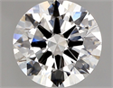 Natural Diamond 1.31 Carats, Round with Excellent Cut, F Color, IF Clarity and Certified by GIA