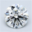 Diamante Natural 1.70 quilates, Redondo , Color G, claridad SI1 y certificado GIA