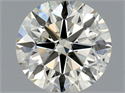 Natural Diamond 0.53 Carats, Round with Excellent Cut, L Color, SI1 Clarity and Certified by GIA