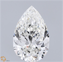 Natural Diamond 4.01 Carats, Pear with  Cut, I Color, VVS1 Clarity and Certified by GIA