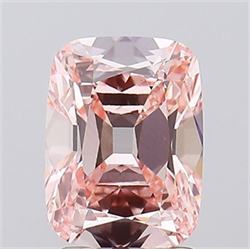 Picture of Lab Grown Diamond 2.01 Carats, Cushion with  Cut, Fancy Intense Pink Color, VS1 Clarity and Certified by IGI