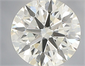 Natural Diamond 0.81 Carats, Round with Excellent Cut, J Color, VVS2 Clarity and Certified by IGI