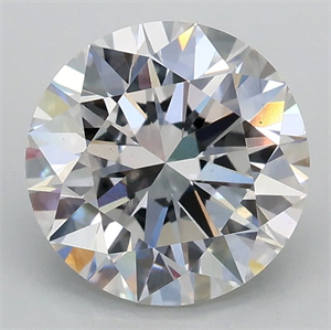 Picture of Lab Grown Diamond 2.01 Carats, Round with Excellent Cut, E Color, VS2 Clarity and Certified by IGI