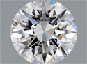 Natural Diamond 0.70 Carats, Round with Excellent Cut, D Color, VVS1 Clarity and Certified by GIA
