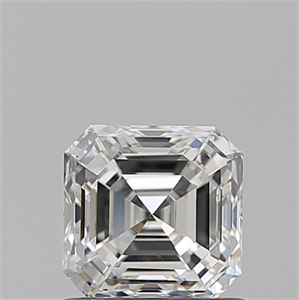 Foto Diamante Natural 1.01 quilates, Asscher , Color G, claridad VVS2 y certificado GIA de