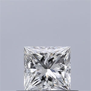 Picture of Natural Diamond 0.40 Carats, Princess with  Cut, F Color, VVS1 Clarity and Certified by GIA