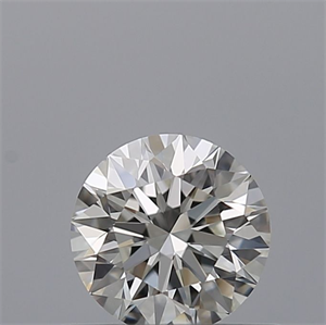 Picture of Natural Diamond 0.42 Carats, Round with Excellent Cut, H Color, IF Clarity and Certified by GIA