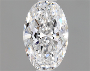 Picture of Natural Diamond 0.50 Carats, Oval with  Cut, D Color, SI1 Clarity and Certified by GIA