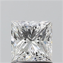 Diamante Natural 1.00 quilates, Princesa , Color F, claridad SI1 y certificado GIA