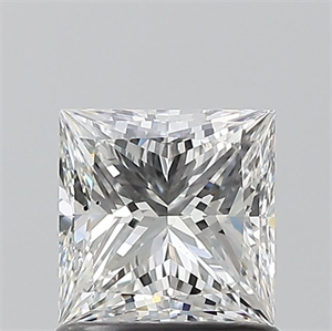 Foto Diamante Natural 1.00 quilates, Princesa , Color F, claridad SI1 y certificado GIA de