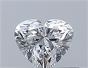 Natural Diamond 0.30 Carats, Heart with  Cut, E Color, IF Clarity and Certified by GIA
