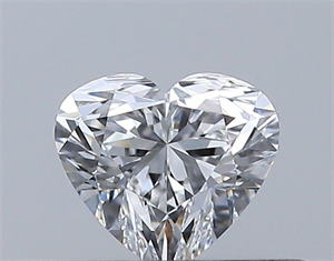 Picture of Natural Diamond 0.30 Carats, Heart with  Cut, E Color, IF Clarity and Certified by GIA