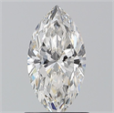 Diamante Natural 1.03 quilates, marqués , Color G, claridad IF y certificado GIA
