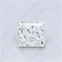 Natural Diamond 0.81 Carats, Princess with  Cut, G Color, VVS1 Clarity and Certified by GIA