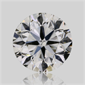 Natural Diamond 1.00 Carats, Round with Very Good Cut, K Color, VS2 Clarity and Certified by GIA