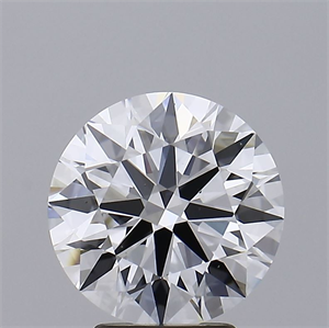 Picture of Lab Grown Diamond 3.64 Carats, Round with Ideal Cut, G Color, VS1 Clarity and Certified by IGI