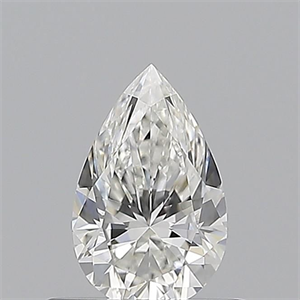 Picture of Natural Diamond 0.51 Carats, Pear with  Cut, G Color, VS1 Clarity and Certified by GIA
