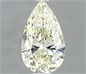 Natural Diamond 0.53 Carats, Pear with  Cut, K Color, VVS1 Clarity and Certified by IGI