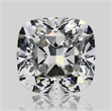 Diamante Natural 0.51 quilates, Del cojín , Color F, claridad VS2 y certificado GIA