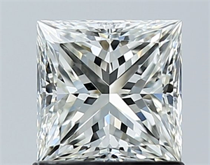 Picture of Natural Diamond 1.01 Carats, Princess with  Cut, I Color, VS2 Clarity and Certified by GIA
