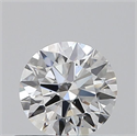 Natural Diamond 0.42 Carats, Round with Excellent Cut, E Color, VS2 Clarity and Certified by GIA