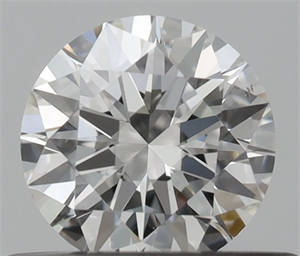 Picture of Natural Diamond 0.40 Carats, Round with Excellent Cut, F Color, VS2 Clarity and Certified by IGI
