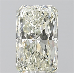 Picture of Natural Diamond 1.50 Carats, Radiant with  Cut, L Color, SI2 Clarity and Certified by GIA