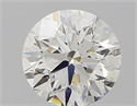Natural Diamond 0.50 Carats, Round with Excellent Cut, H Color, VS2 Clarity and Certified by GIA