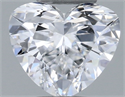 Natural Diamond 0.33 Carats, Heart with  Cut, D Color, VS2 Clarity and Certified by GIA