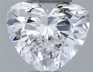 Picture of Natural Diamond 0.33 Carats, Heart with  Cut, D Color, VS2 Clarity and Certified by GIA