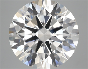 Picture of Lab Grown Diamond 7.01 Carats, Round with Ideal Cut, G Color, VS2 Clarity and Certified by IGI