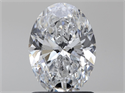 Natural Diamond 1.20 Carats, Oval with  Cut, E Color, I1 Clarity and Certified by GIA