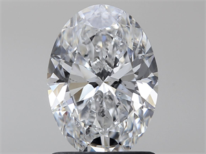 Picture of Natural Diamond 1.20 Carats, Oval with  Cut, E Color, I1 Clarity and Certified by GIA