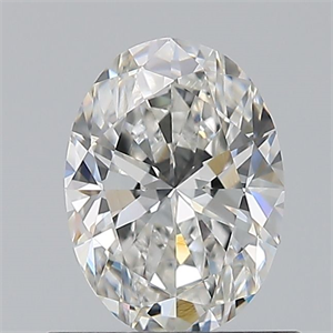 Picture of Natural Diamond 0.70 Carats, Oval with  Cut, F Color, VVS2 Clarity and Certified by GIA