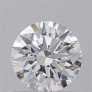 Picture of Natural Diamond 0.73 Carats, Round with Excellent Cut, E Color, VS2 Clarity and Certified by GIA