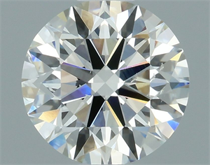 Picture of Natural Diamond 0.70 Carats, Round with Excellent Cut, J Color, SI1 Clarity and Certified by GIA