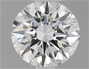 Natural Diamond 0.70 Carats, Round with Excellent Cut, D Color, VVS2 Clarity and Certified by GIA