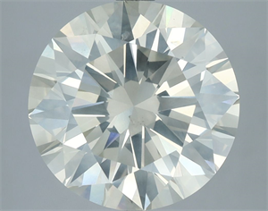 Picture of Natural Diamond 5.41 Carats, Round with Excellent Cut, L Color, I1 Clarity and Certified by IGI