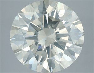 Picture of Natural Diamond 5.41 Carats, Round with Excellent Cut, L Color, I1 Clarity and Certified by IGI